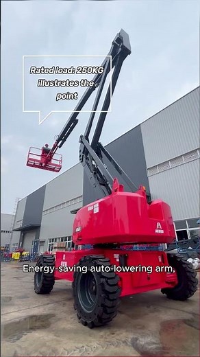 23M Electric Articulating Boom Lift: Zero-Emission Aerial Work Platform with 360 Precision #lift