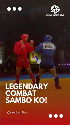 Sheikh-Mansur Khabibulaev Combat SAMBO knockdown