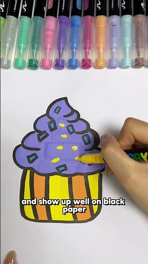 How to Draw a Strawberry Cake 🍓 Cute Dessert Food Art #art #stationarycollection #drawing #asmr