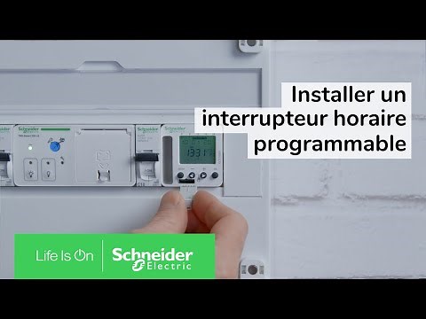 Comment installer un interrupteur horaire programmable ?