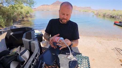 Key equipment for comfortable jetski camping