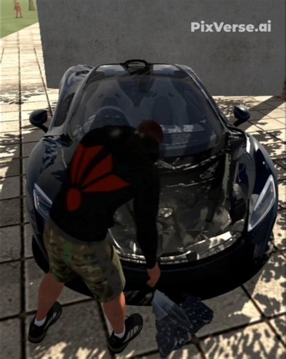 Eating Your Car😝💢 #ai #indianbikedriving3d #gta #badmoshsukuna #shorts