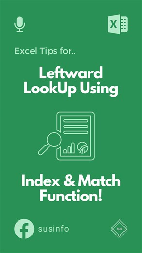 #microsoftexcel #excelfunctions #excelformulas #excelhacks #productivity | SUS INFO