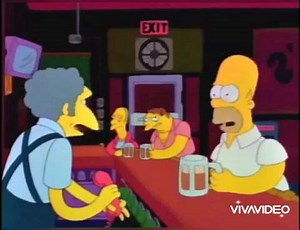 Principal Skinner: Call your father immediately. Bart: Hello, is Homer there? Moe: Homer who? Bart: Homer...Sexual. Moe: Wait one second. Let me check. Uh, Homer Sexual? Ah, come on, come on! One of you guys has gotta be Homer Sexual! Homer: Don’t look at me! Moe: Oh, no. You rotten little punk! If I ever get a hold of you, I’ll sink my teeth into your cheek and rip your face off! Principal Skinner: You’ll do what, young man?! Moe: What? What? Wait. Who is this? Principal Skinner: I think the re