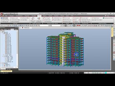 8 Applying Wind load in Midas gen