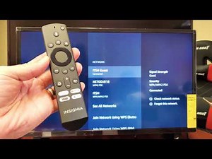 Insignia Smart TV (Fire TV): How to LogOut of Wifi Internet Network