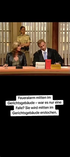 Fire Alarm and Stabbing Incident in Court Building