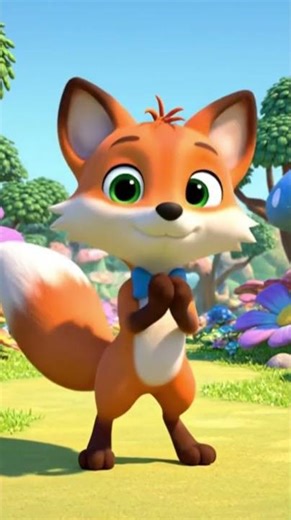 Baby Wolf Dancing 🐺💃 | Cute Cartoon Short | Kids Video #BansiKidsTV #cartoon
