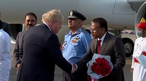 Boris Johnson touches down in India for two-day visit