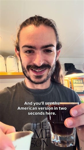 Espresso and hot water based drinks explained! #coffee #espressoyourself #cafe #barista