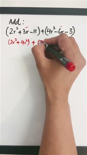 Adding Polynomials #addingpolynomials #polynomialclass9 #addition #polynomials