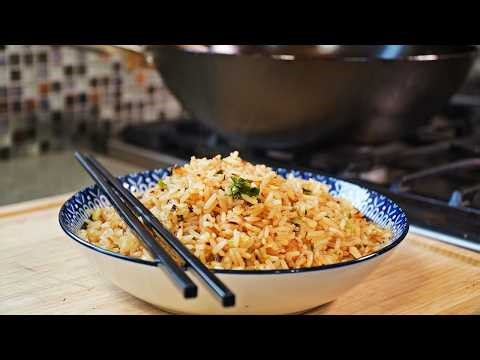 Garlic Ginger Scallion Fried Rice - Quick and Tasty