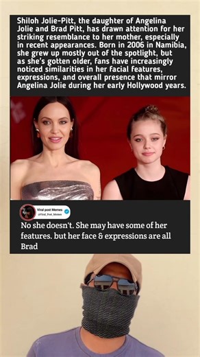 Shiloh Jolie-Pitt Grows Up: Fans Shocked by Her Stunning Angelina Jolie Lookalike!”
