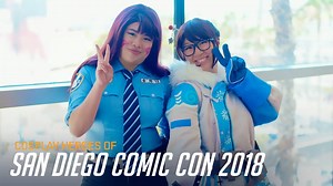 Look out world! Cosplays here! To all the Overwatch fans who braved the heat for San Diego Comic-Con 2018, we salute you. | Overwatch