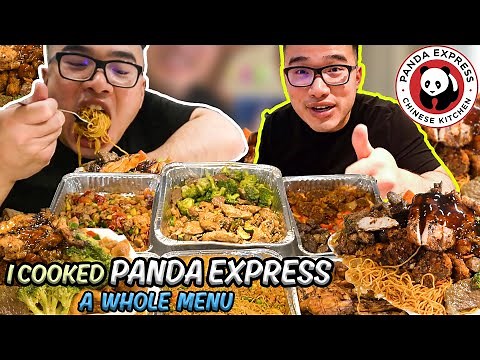 I Cooked PANDA EXPRESS ENTIRE MENU