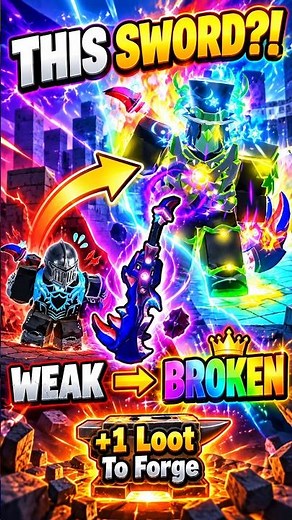 This Weapon made me OVERPOWERED +1 Loot To Forge Roblox #roblox #robloxguide #loottoforge