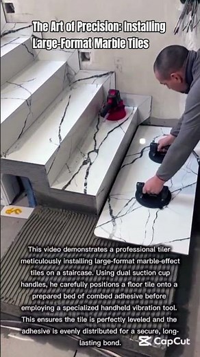 The Art of Precision: Installing Large-Format Marble Tiles