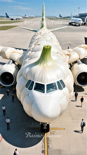 The Garlic Plane America Didn’t Expect #Airplane #FuturisticDesign #Baimo #Aircraft #Avion #Aviation