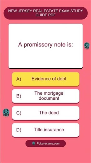 New Jersey Real Estate Exam PDF Study Guide 2026