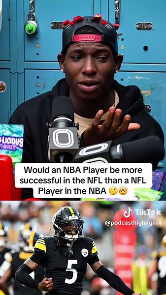 Would an NBA Player be more successful in the NFL than a NFL Player in the NBA 🤔🤯 #overtime #lunchbox #fyp