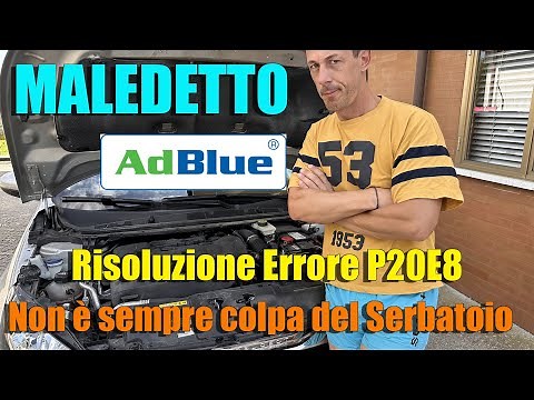 PROBLEMI ADBLUE UREA CODICE ERRORE P20E8 RISOLTO PERFETTAMENTE #P20E8 #psi #peugeot #adblue #urea