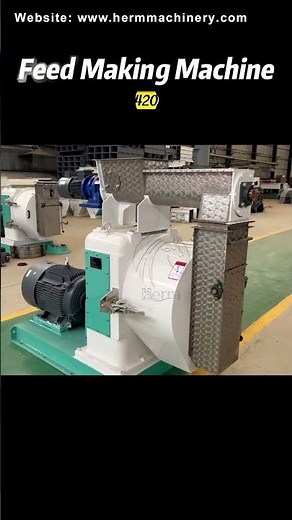 Feed Mill Machine for Making Poultry and Chicken Feed Pellet - Herm Machinery #feedpelletplant