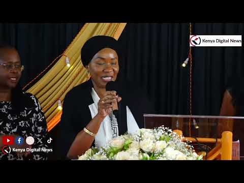 POLENI SANA!! Nominated Sen. Hamida Kibwana's Tribute to Moses Muthama