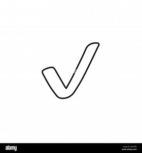 check mark emoji symbol sign icon vector illustration Stock Vector Image & Art - Alamy