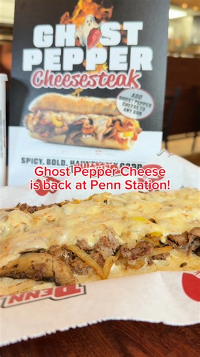 11K views · 73 reactions | Calling all Spice-lovers! The legend returns.   GHOST PEPPER IS BACK AT PENN STATION. PROCEED WITH CAUTION! Pack some serious heat onto your favorite sub, if you dare! | Penn Station East Coast Subs | Facebook