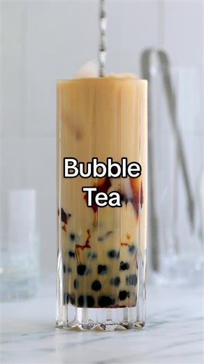 Bubble tea #bubbletea #milktea #tapiocapearls #easyrecipe