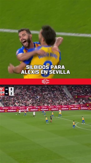 REPROVACIÓN PARA EL CHILENO: Alexis Sánchez tuvo un error en la salida, regaló la pelota y la jugada finalizó con el gol de Hugo Duro para abrir el partido. Sobre el final del primer tiempo el Sánchez-Pizjuán SILBÓ al 10 de Sevilla que no salió a jugar el ST en el