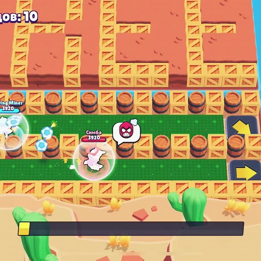 Colorful Maze Game with Animated Characters and Action