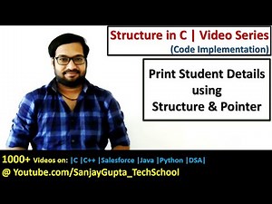 Print student details using structure and pointer in C programming | by Sanjay Gupta