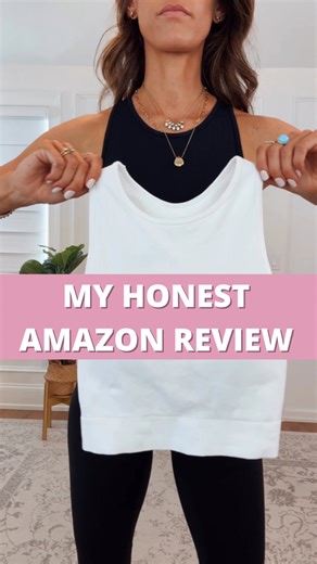 72K views · 269 reactions | ⭐️My Honest Review… I love these tanks but struggle with the cups falling out or getting misshapen. Luckily these have a molded cup that are sewn in!  ✨Shop here: https://amzlink.to/az0D0CPvfCk25 (commissions earned) #athleisure #activewear #gymoutfit #amazonfinds #tank #athleisurewear #athleisurestyle | Sistersguidetostyle | Facebook