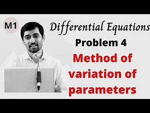 Method of variation of parameters Problem 4 | Differential Equations Solve (D²+a²)y=cot ax