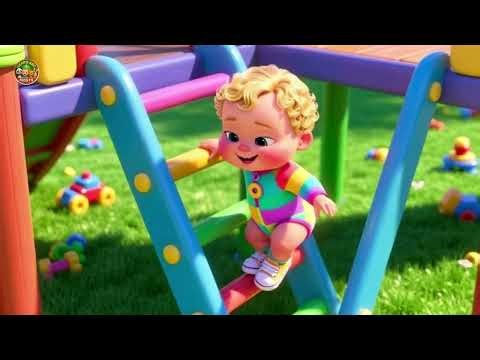 Playground Slide Adventure 🛝✨ | Fun Learning at the Playground for Kids | Preschool Video