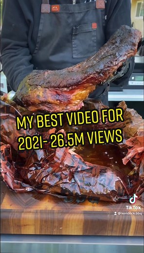 My best vidro for 2021- 26.5M views #brisket #kendrickbbq #bbq #bestof2021 #2021 @traegergrillsofficial