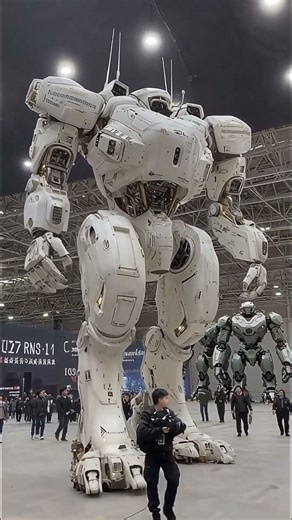 Robot expo drone, hoverboard and humanoid