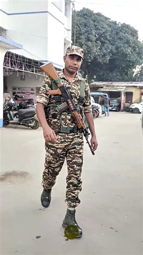 CRPF Commando On Duty Time#crpf#ssc#motivation#status#military#commando#armylover#tripura#aura#dmn