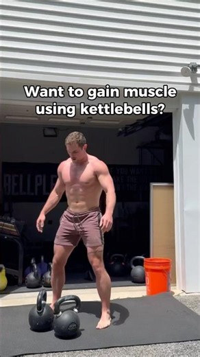 How to gain muscle using kettlebells