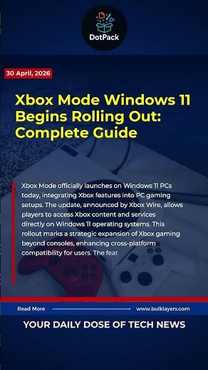 Xbox Mode Windows 11 Begins Rolling Out: Complete Guide