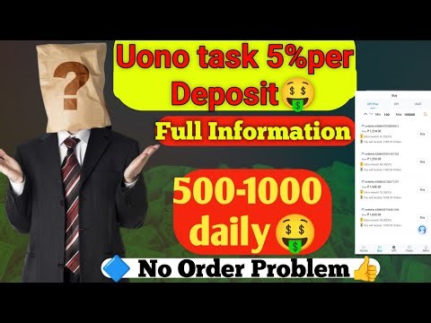 Uono task app🤑💸| Six pay jaisa dusra app #earnmoneyonline