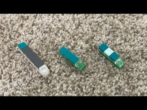 Custom micro Lego trains