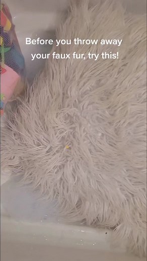 Faux fur tips 👍❤️ #white #fauxfur #furrug