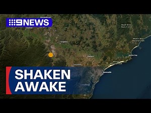 Tens of thousands shaken awake by Hunter Valley Earthquake | 9 News Australia