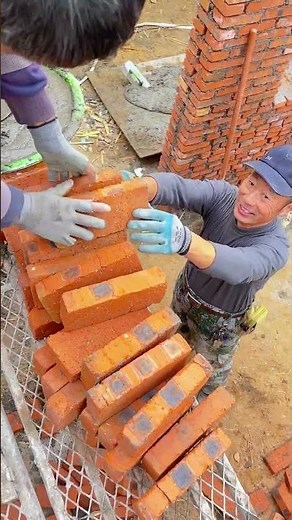 Laying Bricks to build a wall or structure by applying mortar