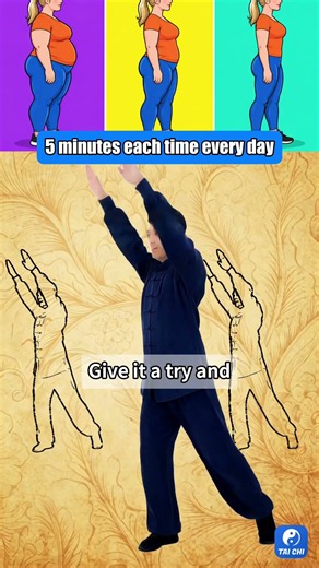 A simple 5-minute Tai Chi routine for belly fat