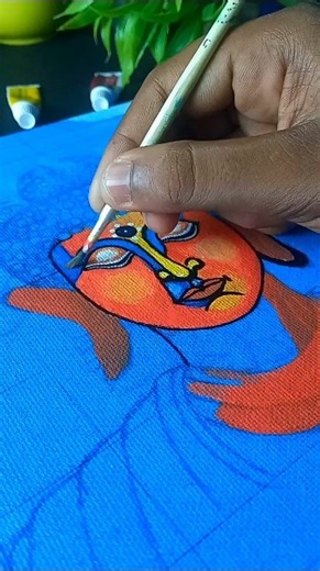 Buddha Drawing Acralic colour🎨 ​ #art​ #drawing​ #gautambuddha​ #buddha #artist #shorts