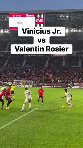 Vinicius Jr. Shines Against Valentin Rosier in Epic Match