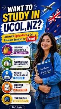 Study in New Zealand with Splendore. Get premium service for free and receive local support.